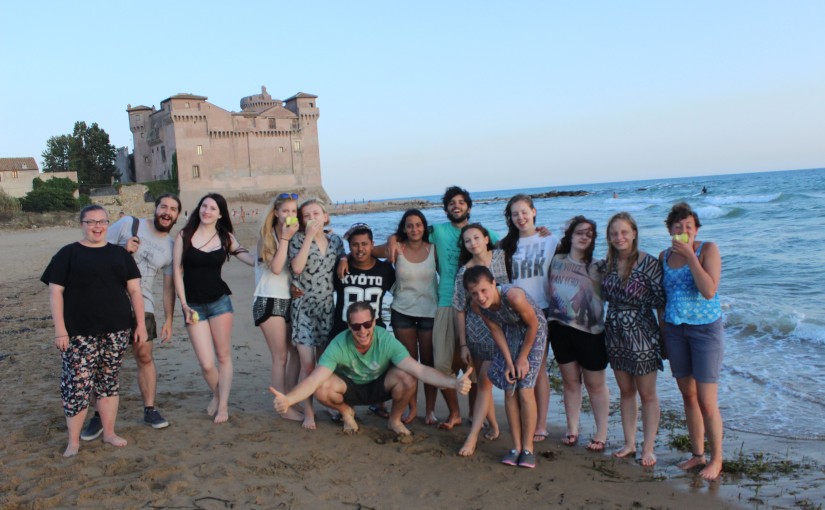 Der Tag am Meer in Santa Severa