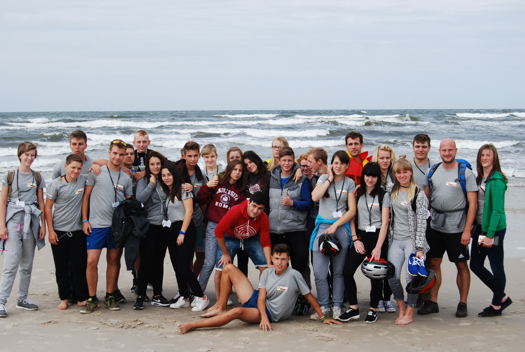 Gruppenbild am Strand