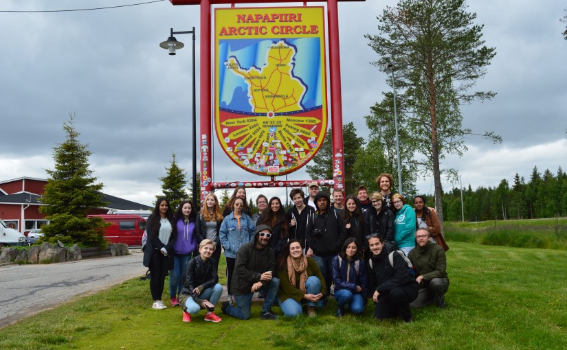 Wir treffen den Weihnachtsmann