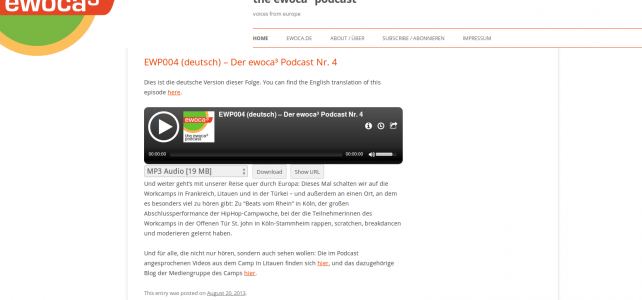 ewoca³ Podcast – Die letzte Folge ist online